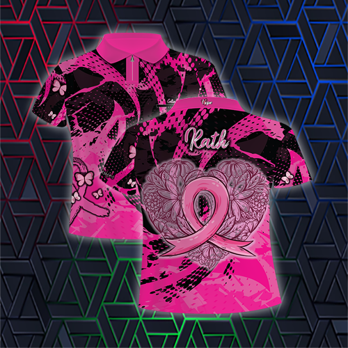 Breast Cancer Awareness Black Jersey