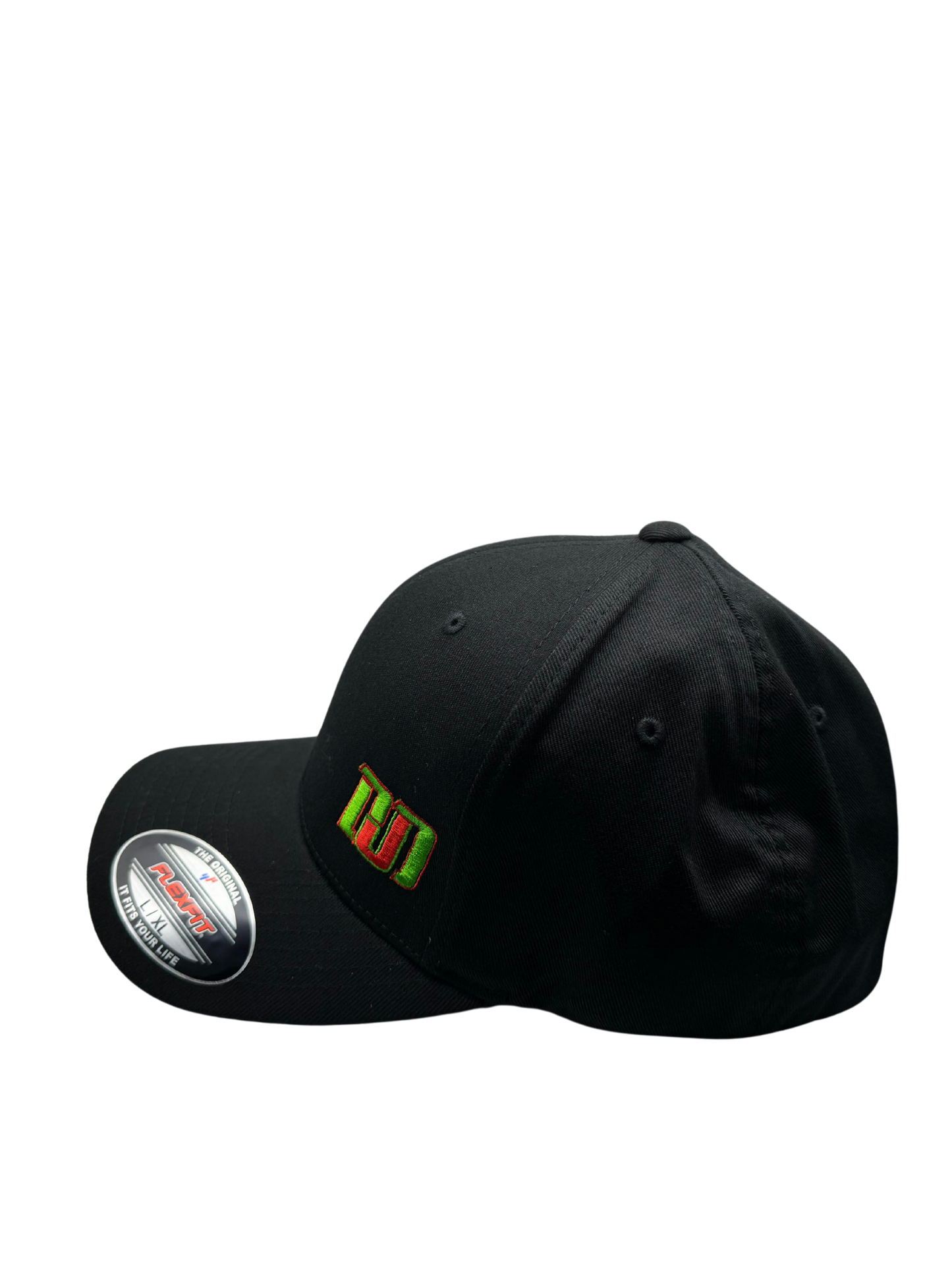 DJD Black Flex Fit 6277 Small Color Logo