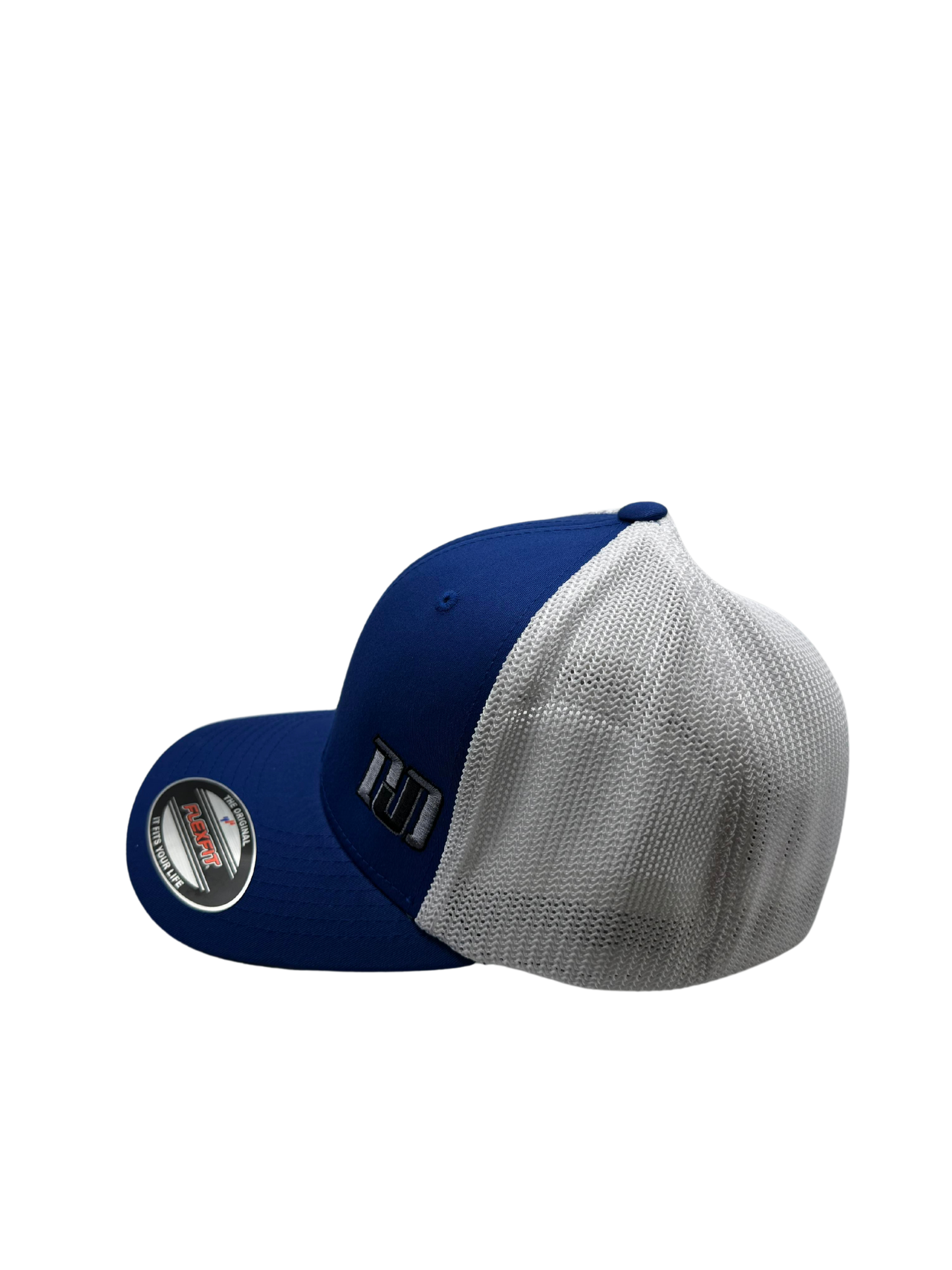 DJD Blue/White Flex Fit Trucker Fitted Large DJD Logo