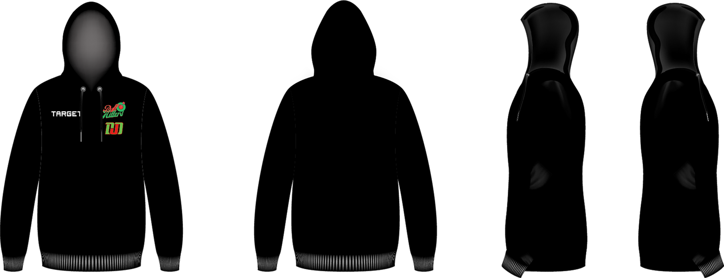 Bullhitters Plain Black Hoodie