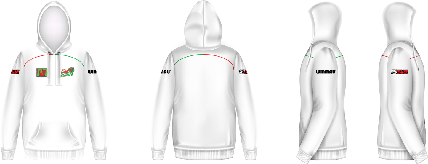 Bullhitters Plain White Hoodie