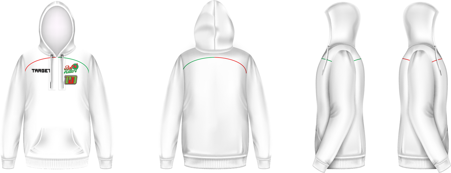 Bullhitters Plain White Hoodie