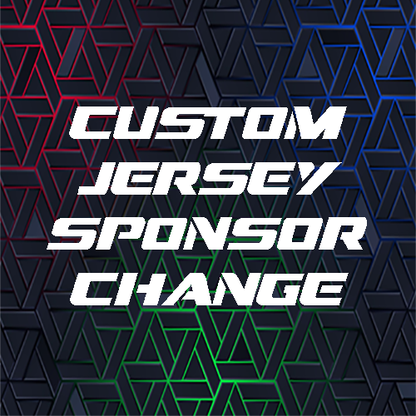 Custom Jersey Sponsor Change