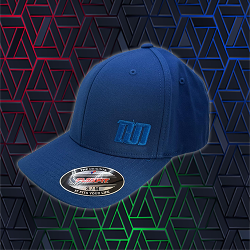 DJD Blue Flex Fit 6277 Small Blue DJD Logo