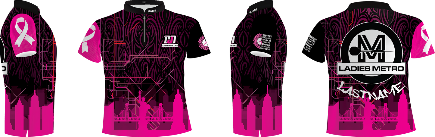 Ladies Metro Breast Cancer Jersey