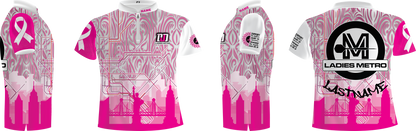 Ladies Metro Breast Cancer White Jersey