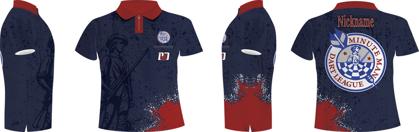 Minute Man Dart League Jerseys