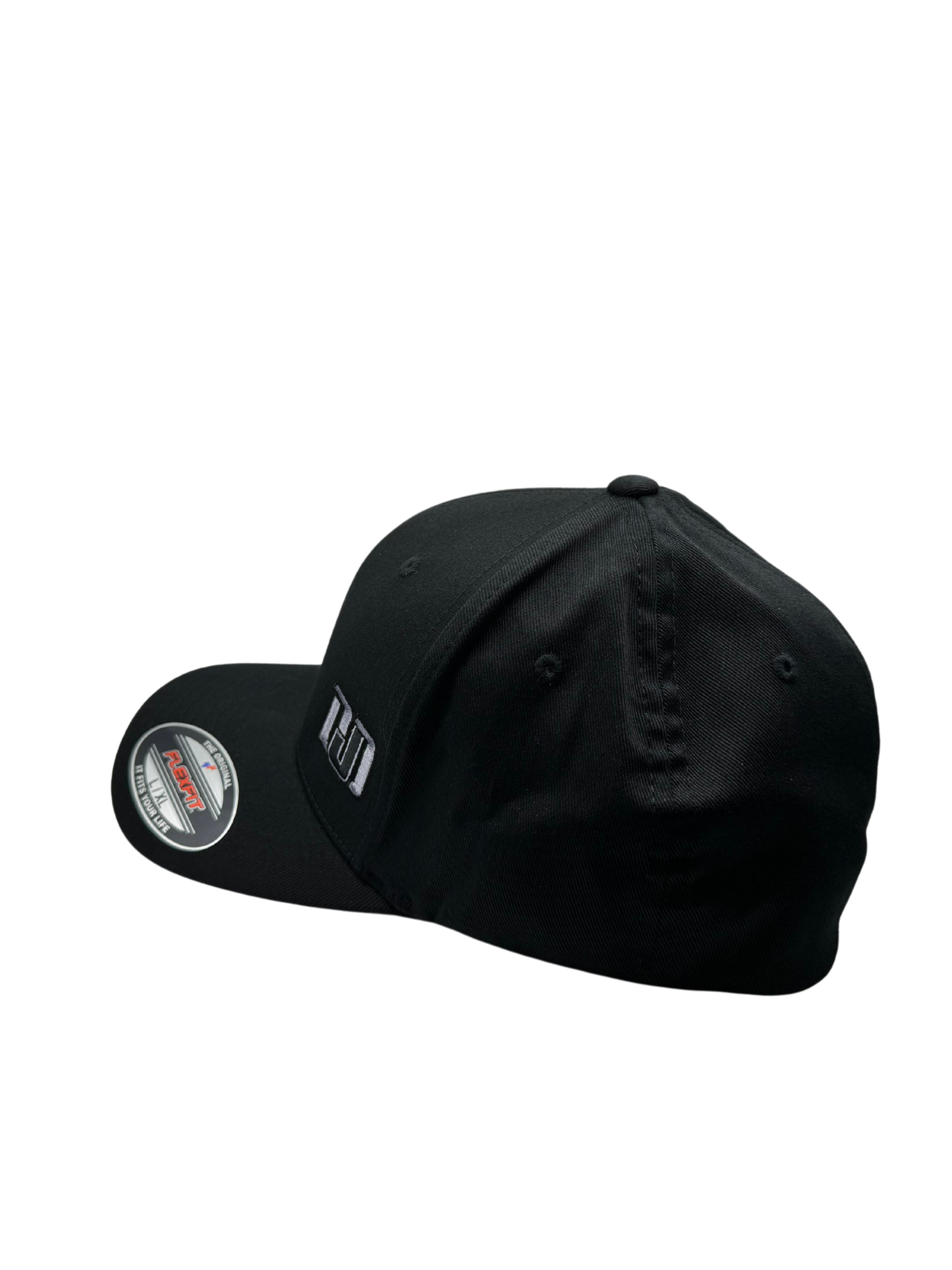 DJD Black Flex Fit 6277 Small Black and Grey Logo