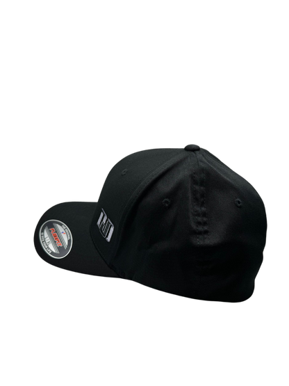 DJD Black Flex Fit 6277 Small Black and Grey Logo