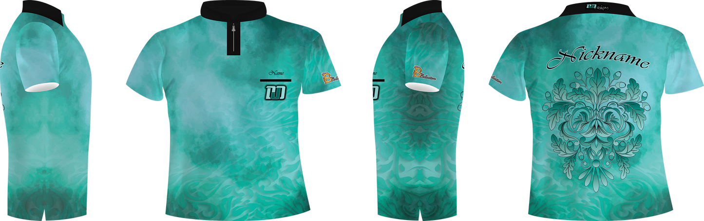 Blonde Swan Collection Teal Jersey